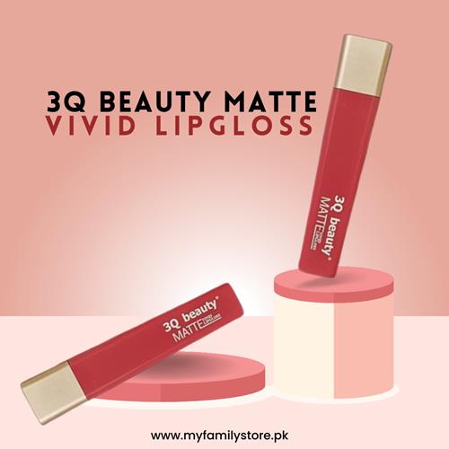 3Q Beauty Matte Vivid Lipgloss (11 - Maroon) 