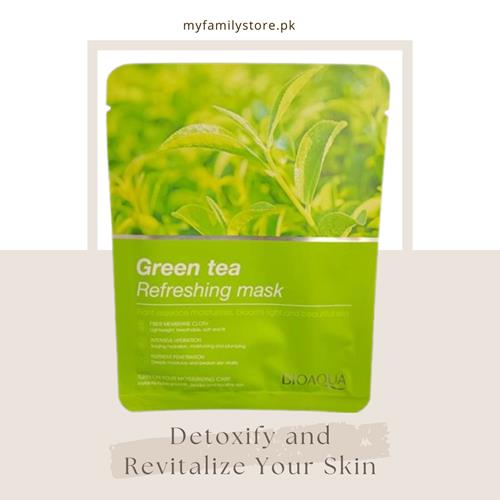 Green Tea Refreshing Mask – Detoxify and Revitalize Your Skin
