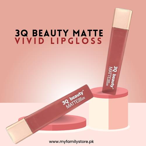 3Q Beauty Matte Vivid Lipgloss (05 - Chocolate) 