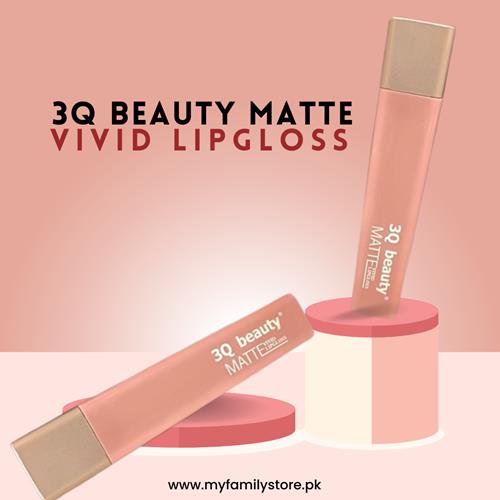  Title 3Q Beauty Matte Vivid Lipgloss (04 - Lightest Pink)