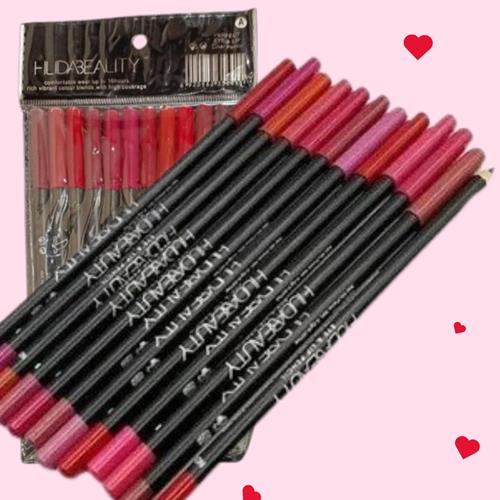 Huda Beauty Perfect eye and lip liner pencil (12 pieces set)