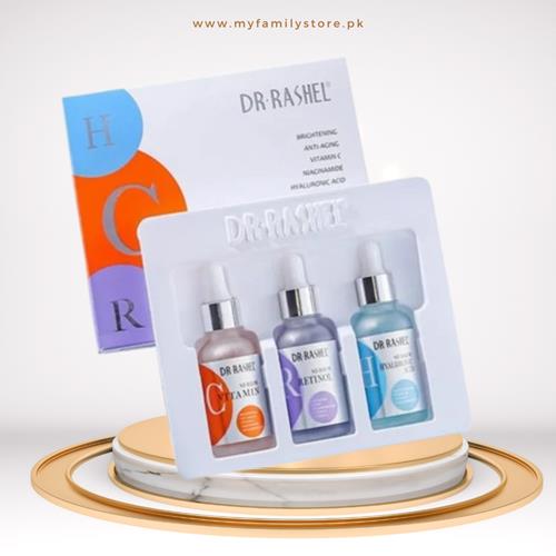 Dr. Rashel Complete Facial Serum Set – Ultimate Skin Care for Radiance and Youthful Glow
