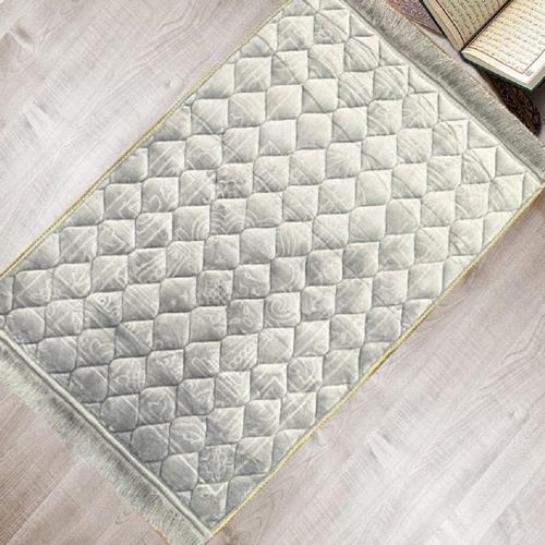 Off White - Premium Prayer Mat – Comfort and Elegance for Your Worship