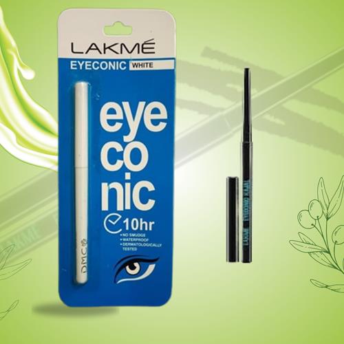 Lakmé Eyeconic Kajal (White) – Brighten and Define Your Eyes