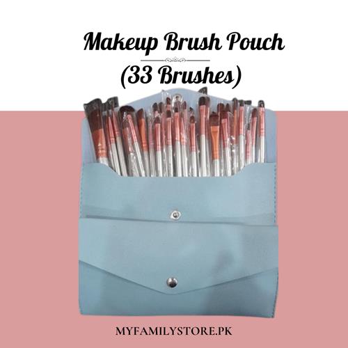 Makeup Brush Pouch (33 Brushes) – Your Complete Makeup Toolset